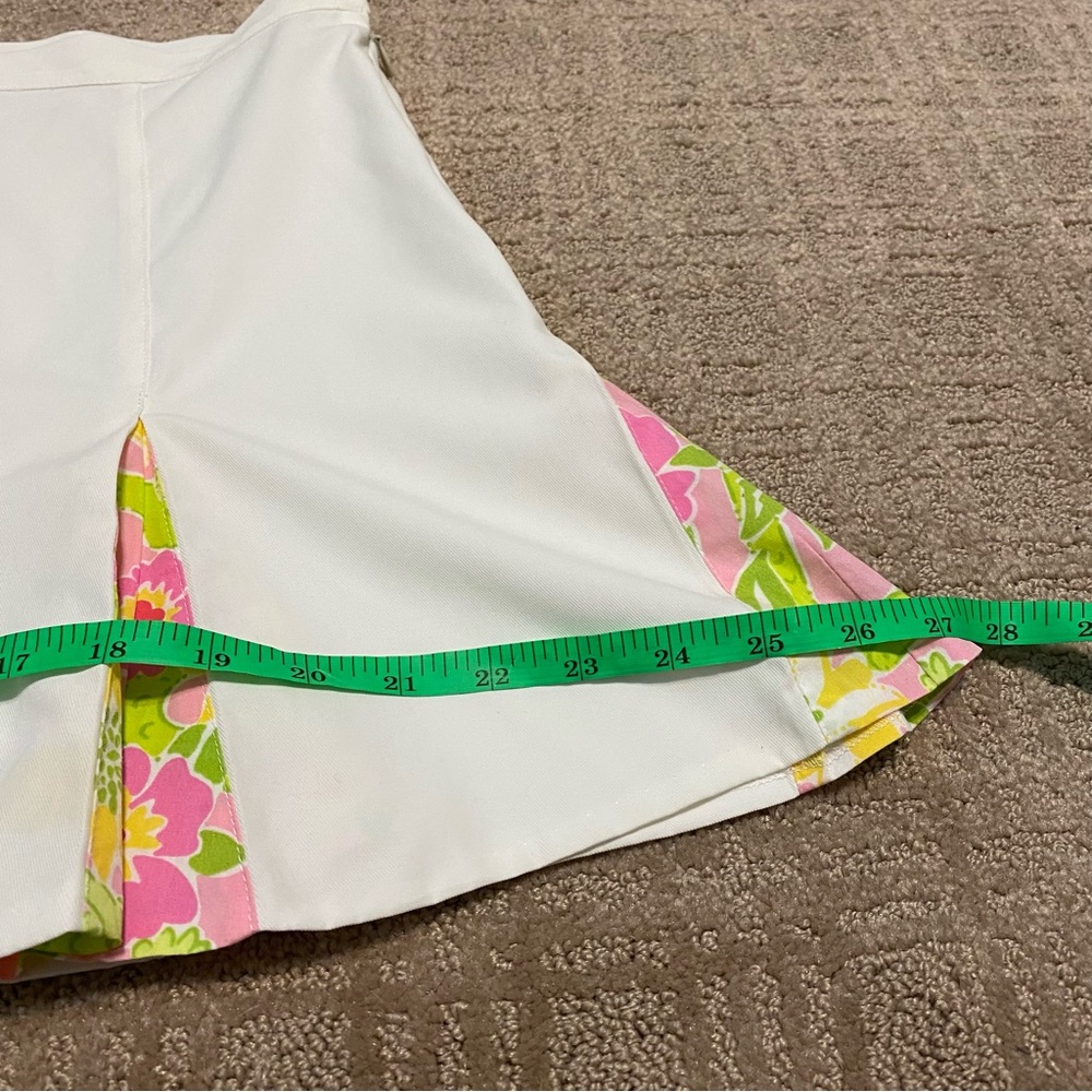 {Lilly Pulitzer} Lobb Mini Floral Tennis Skirt ~ Size 6 - Picture 10 of 16